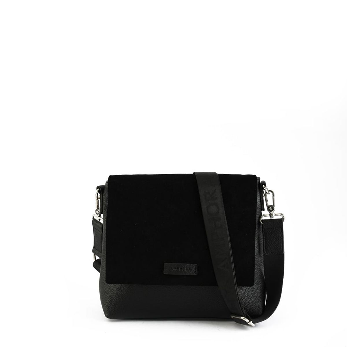 AMPHORA - Cartera bandolera ankara negro