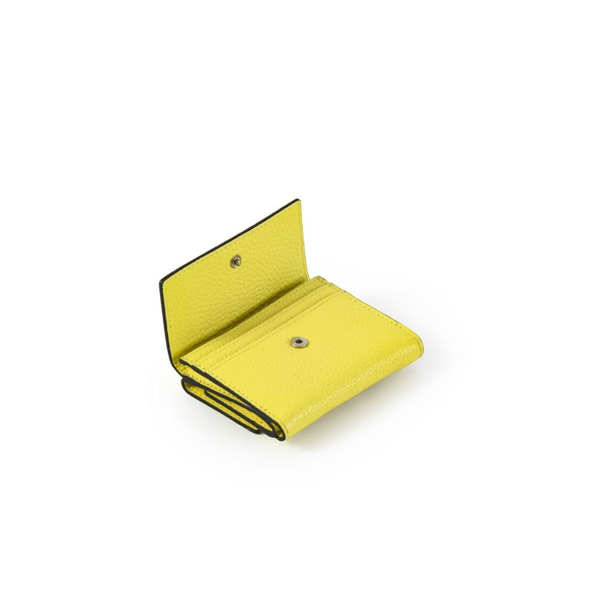 AMPHORA - Billetera doble flap geralda amarillo