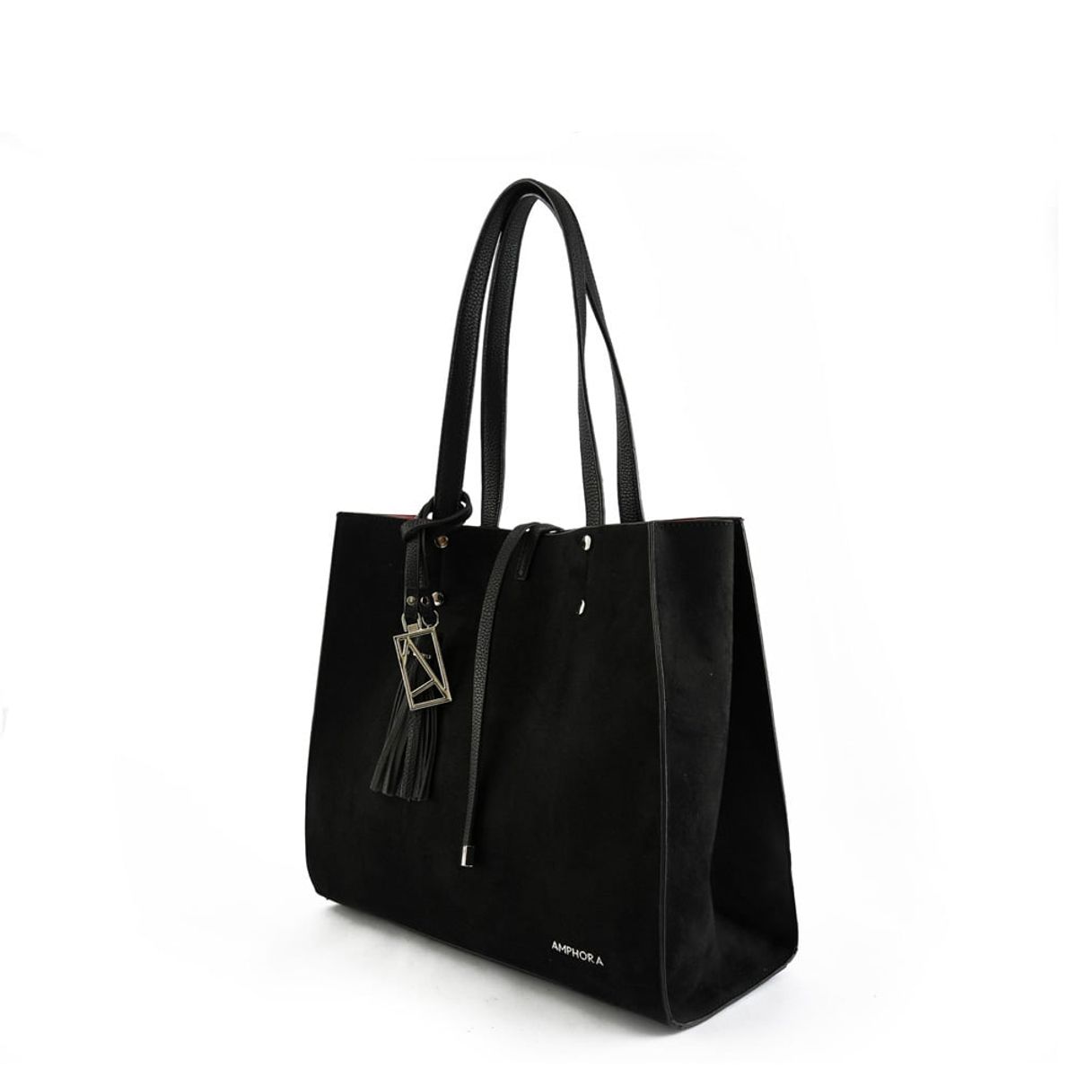 AMPHORA - Cartera tote allure mediana negro
