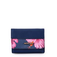 Billetera Cierre Exterior Pequeña Animalia Azul