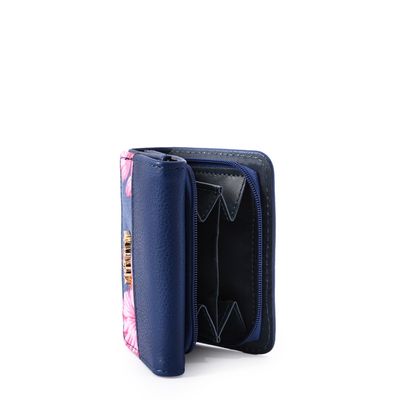 Imagen 2 del producto Billetera Cierre Exterior Pequeña Animalia Azul