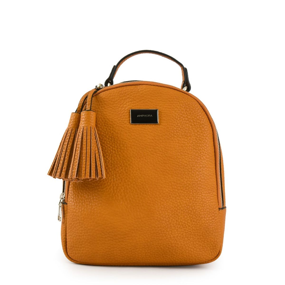 AMPHORA - Mochila alianna pequeña camel