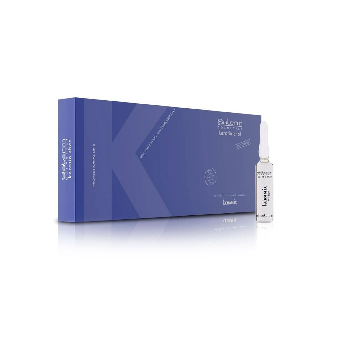 SALERM - SALERM Pack 12 Ampollas Keramix Keratin Shot, Prolonga Alisado