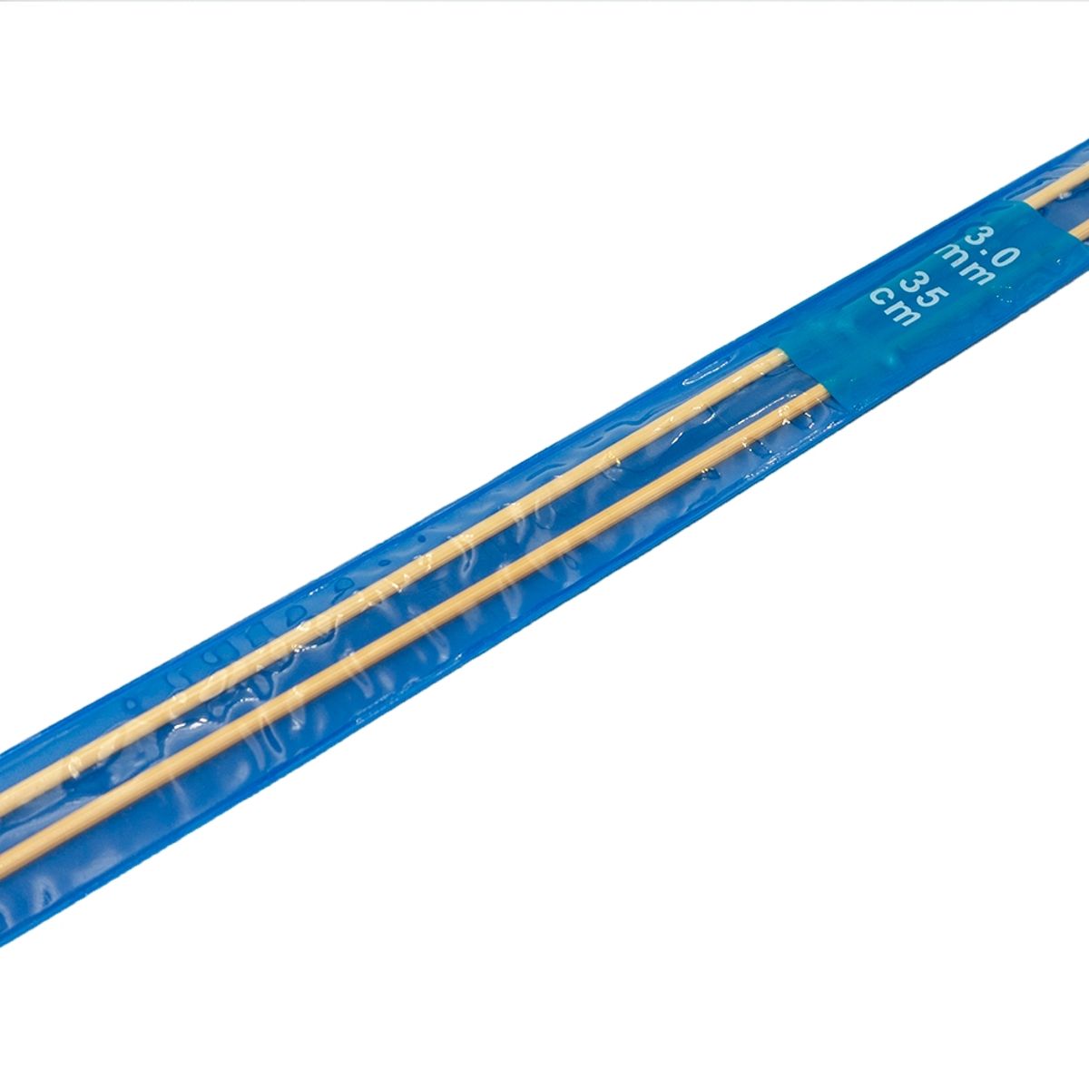 GENERICO - Palillos de Bambú 3.0mm para tejer de 35cm Knitting needles