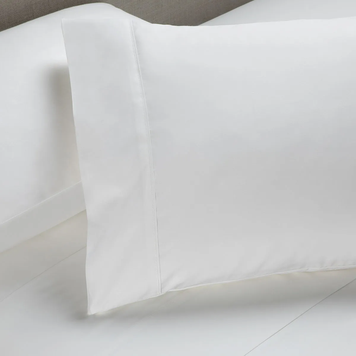 ROSEN - Sábana 200 Hilos Algodón Lisa CopperHealth Blanca 2 Plazas