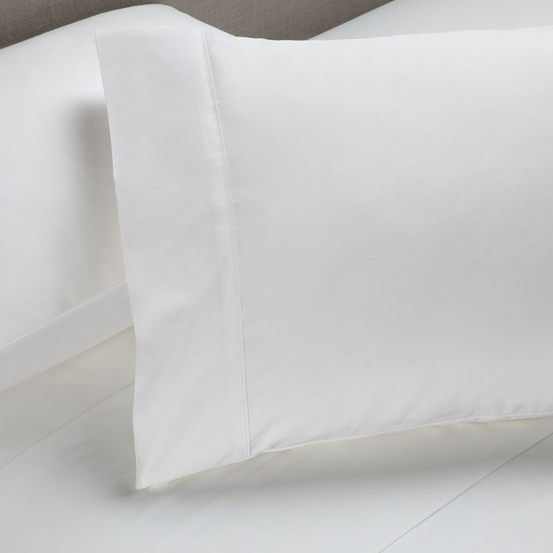 ROSEN - Sábana 200 Hilos Algodón Lisa CopperHealth Blanca 2 Plazas