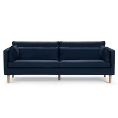 ROSEN - Sofá Vesterbro 3 Cuerpos Tela Azul