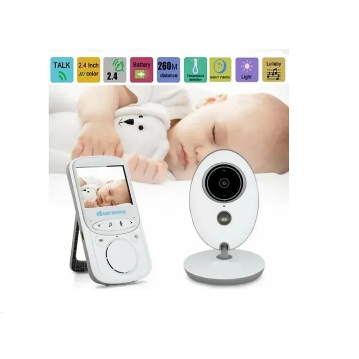 OFERTABKN - Cámara Original Bebe Monitor Pantalla Bebe Nocturno Vb605