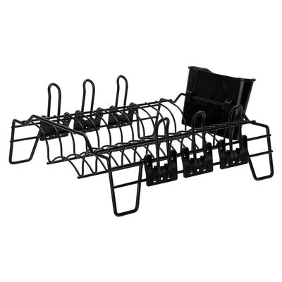 Imagen 2 del producto Secaplatos Escurridor Termoplastificado Negro 12 Platos.