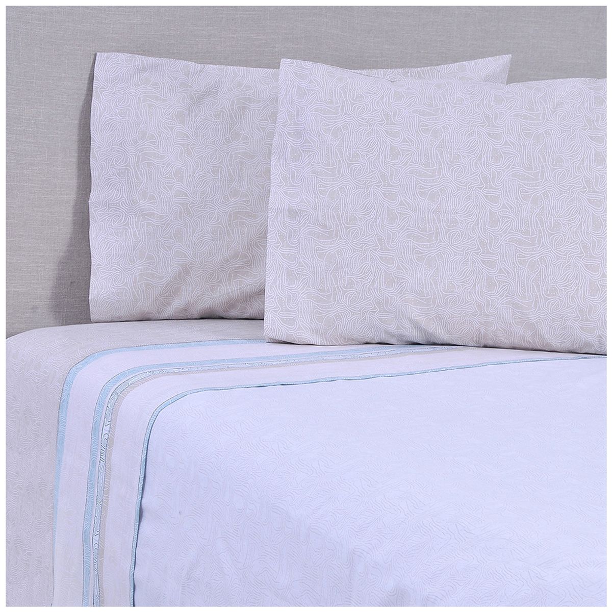 MASHINI - Sábana Est. 144 Hilos King Douma