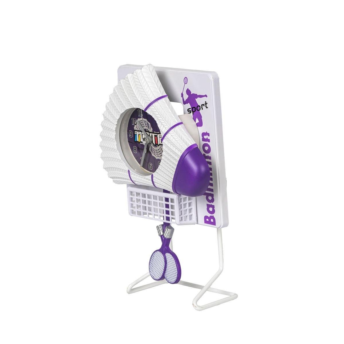 MUNDO ONLINE - Reloj Despertador Inalambrico Badmington Morado