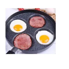 GENERICO - Sartén Para Tortillas De 4 Agujeros Para Huevos Antiadherente
