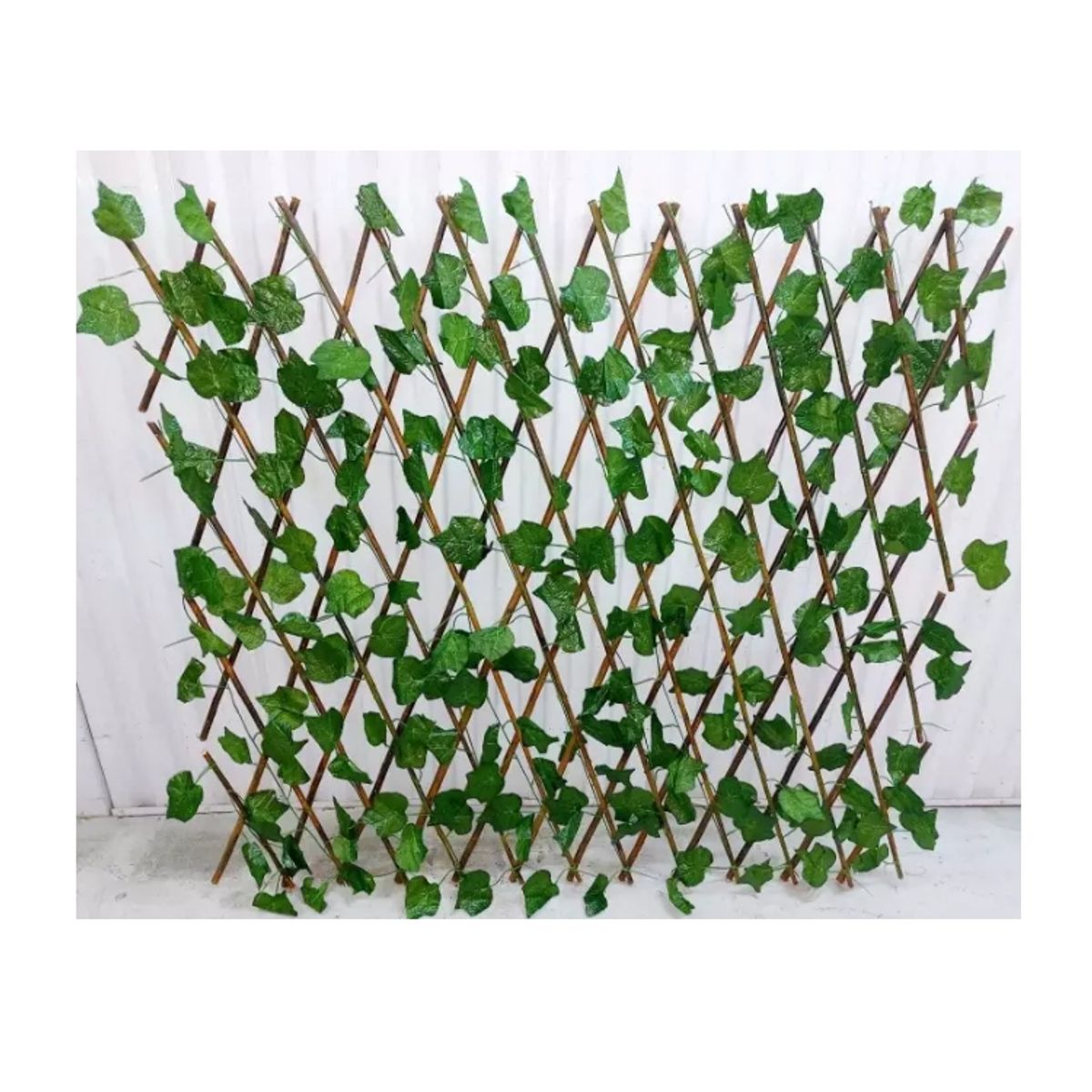 GENERICO - Malla Enredadera Reja Hojas Extensible Grande