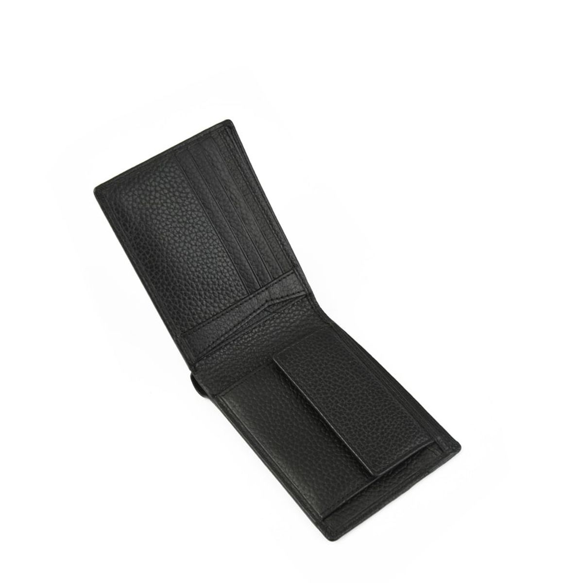 AMPHORA - Billetera con aleta mediana facundo negro