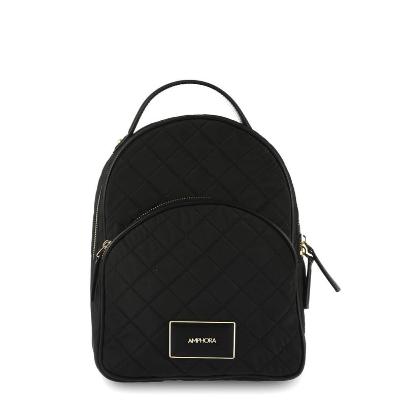 AMPHORA - Mochila Mediana Boogie Negro