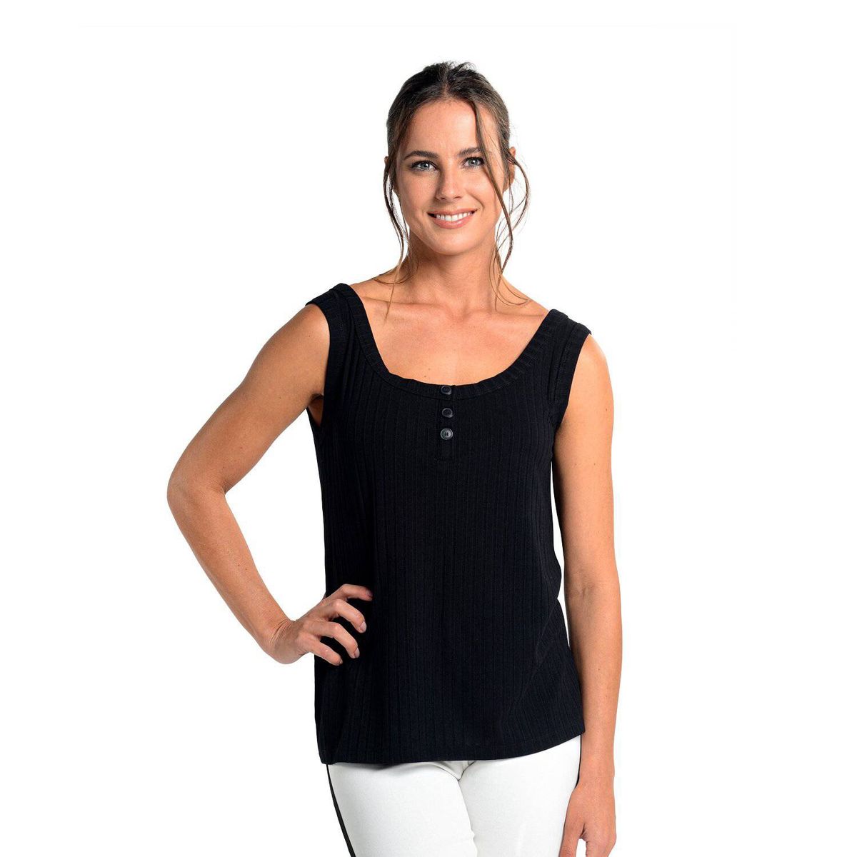 CAFFARENA - Polera viscosa caffarena 16832