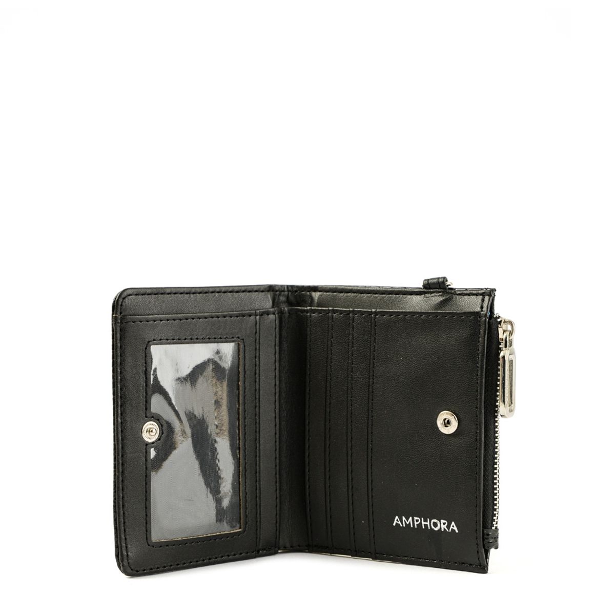 AMPHORA - Billetera Pequeña Salma Negro