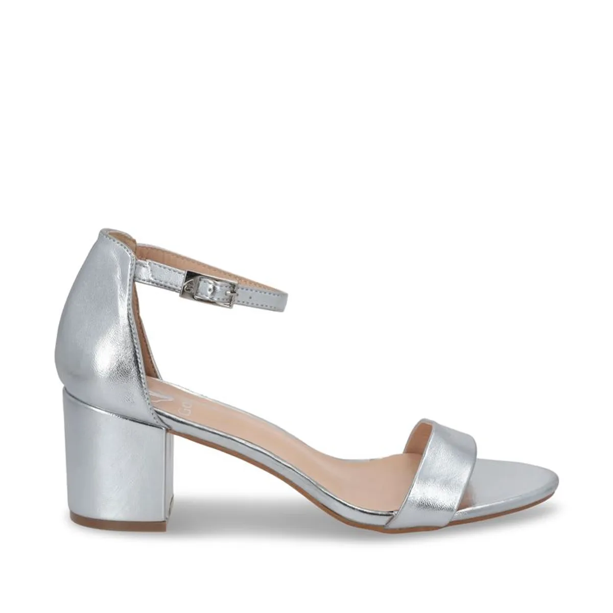 GOTTA - Sandalia Plateada Mujer C6161
