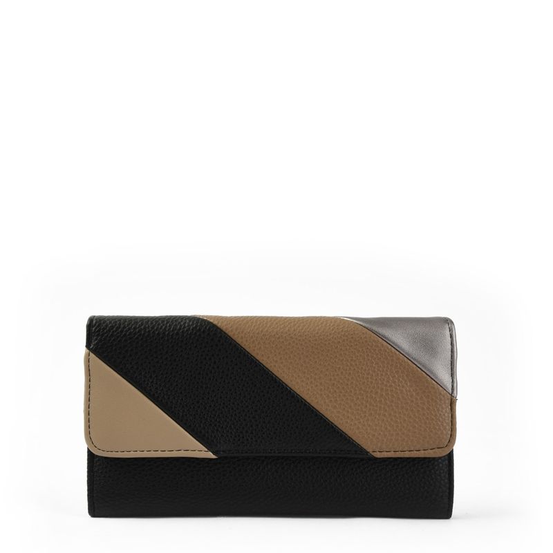 AMPHORA - Arc chequera con flap negro