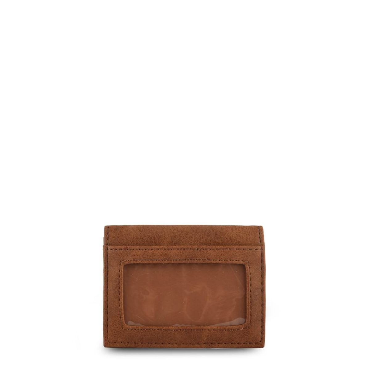 AMPHORA - Tarjetero con ventana eleonor pequeña café medio