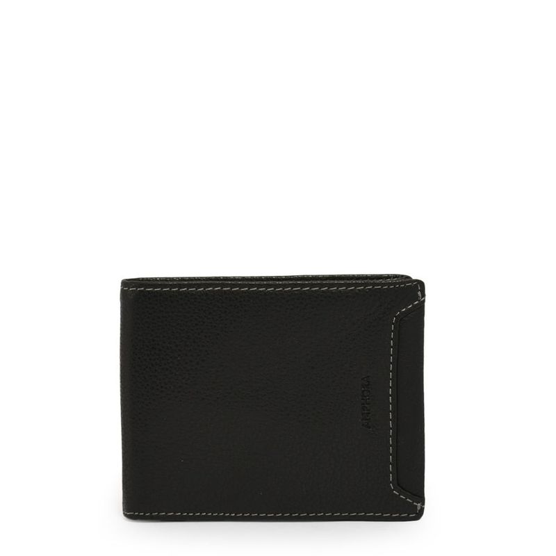 AMPHORA - Billetera Simple Motorcycle Negro