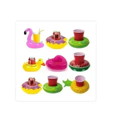 GENERICO - Pack 12 Flotadores Vasos Piscina Verano Botellas