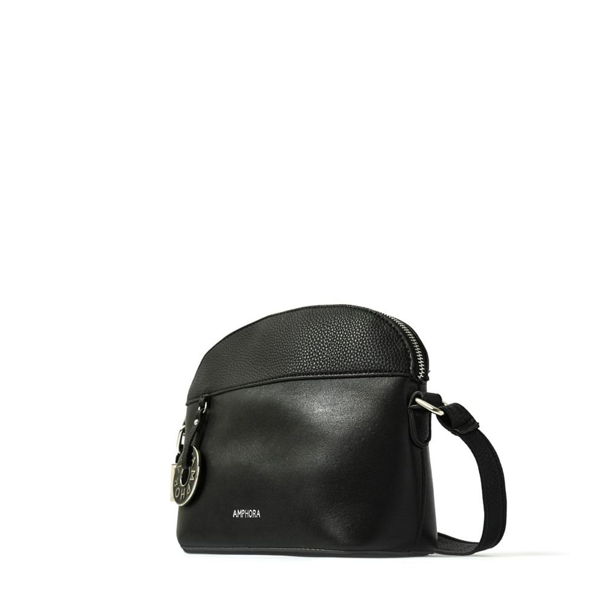 AMPHORA - Cartera bandolera pequeña cradily negro