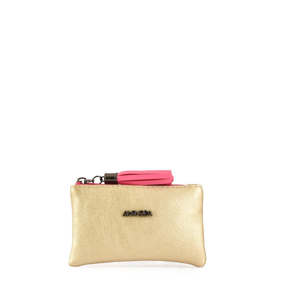 AMPHORA - Monedero rectangular budapest dorado