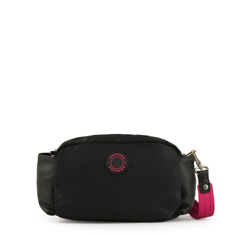 AMPHORA - Cartera bandolera mediana elfe negro
