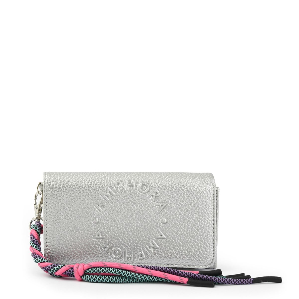 AMPHORA - Billetera Acordeon Mediana Neya Plateado
