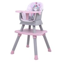 Silla de comer multifuncional 6 en 1 pink