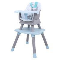 Silla de comer multifuncional 6 en 1  azul