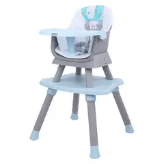 VOYAGE - Silla de comer multifuncional 6 en 1  azul