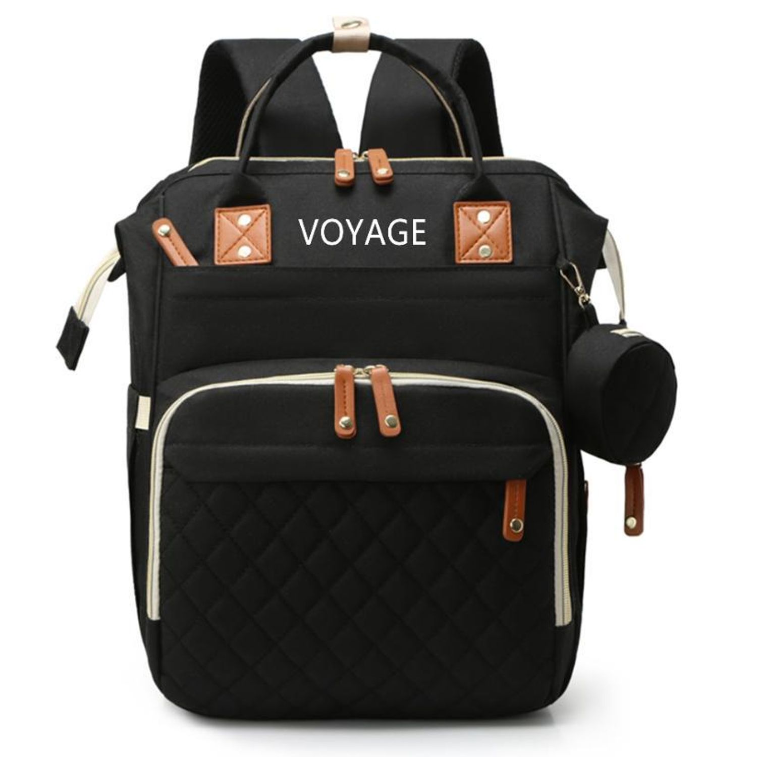 VOYAGE Mochila Pañalera Maternal en Black