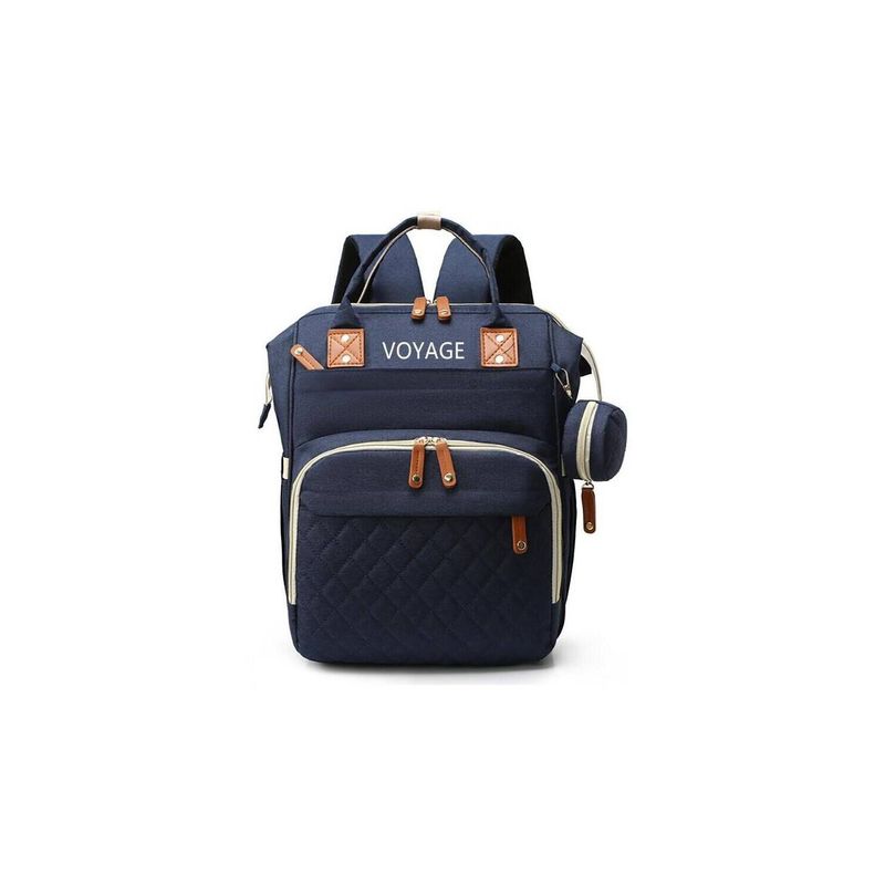 VOYAGE - Mochila pañalera maternal 3 en 1 voyage  negro