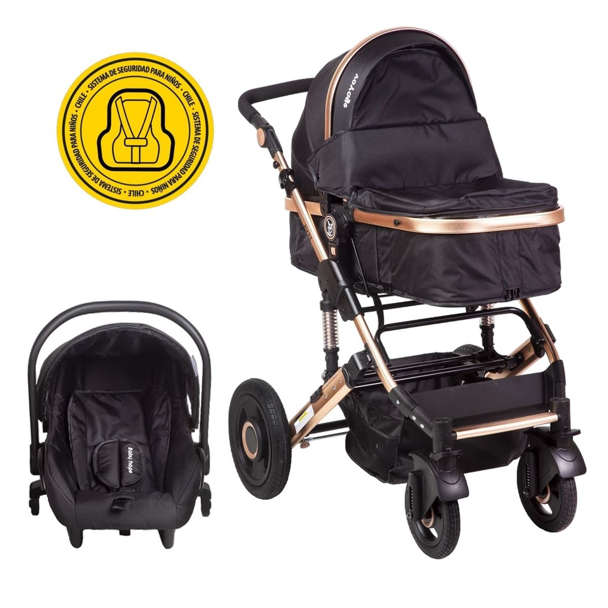 VOYAGE - Coche Travel System Seul Black