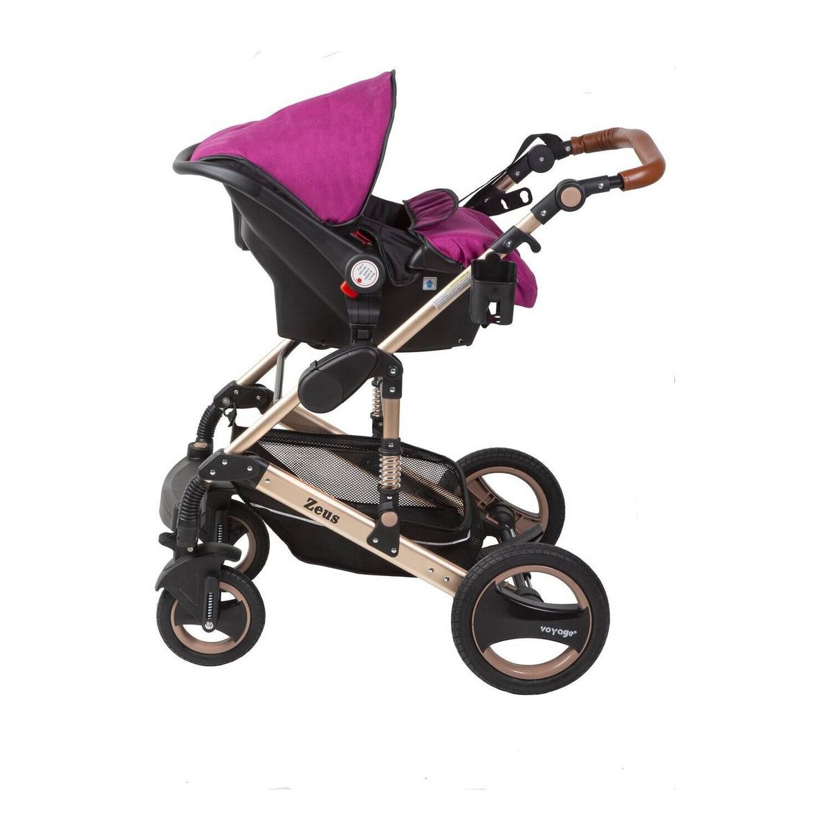 VOYAGE - Coche Travel System Zeus Fucsia