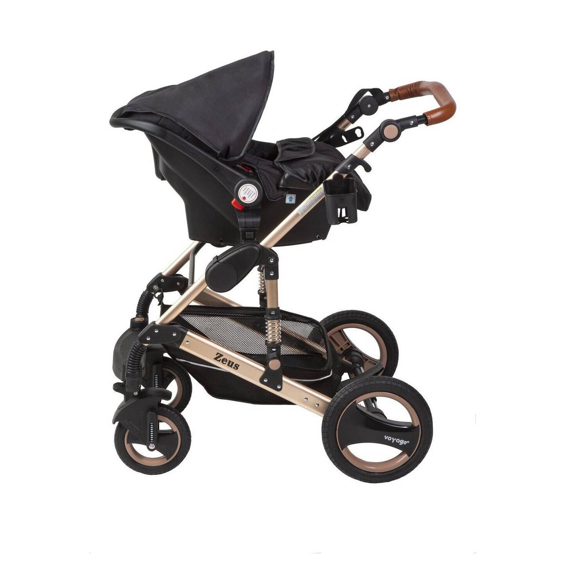 VOYAGE - Coche Travel System Zeus Black