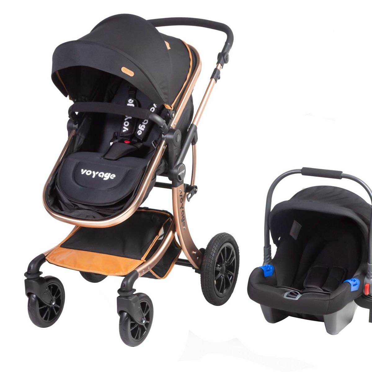VOYAGE - Coche Travel System Genova Black