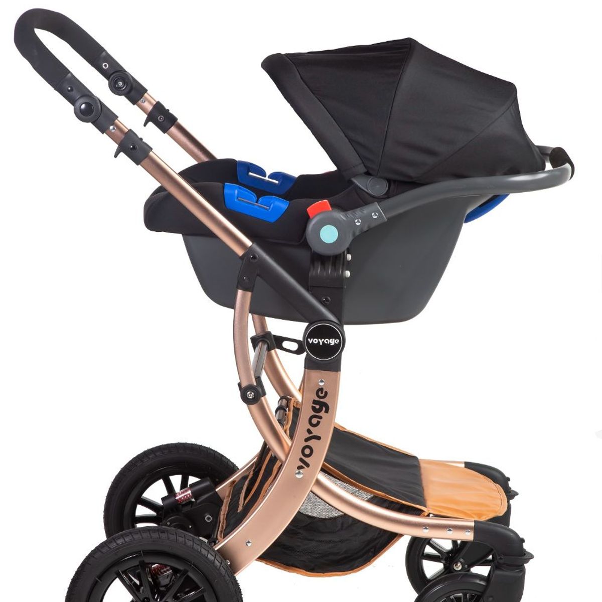 VOYAGE - Coche Travel System Genova Black