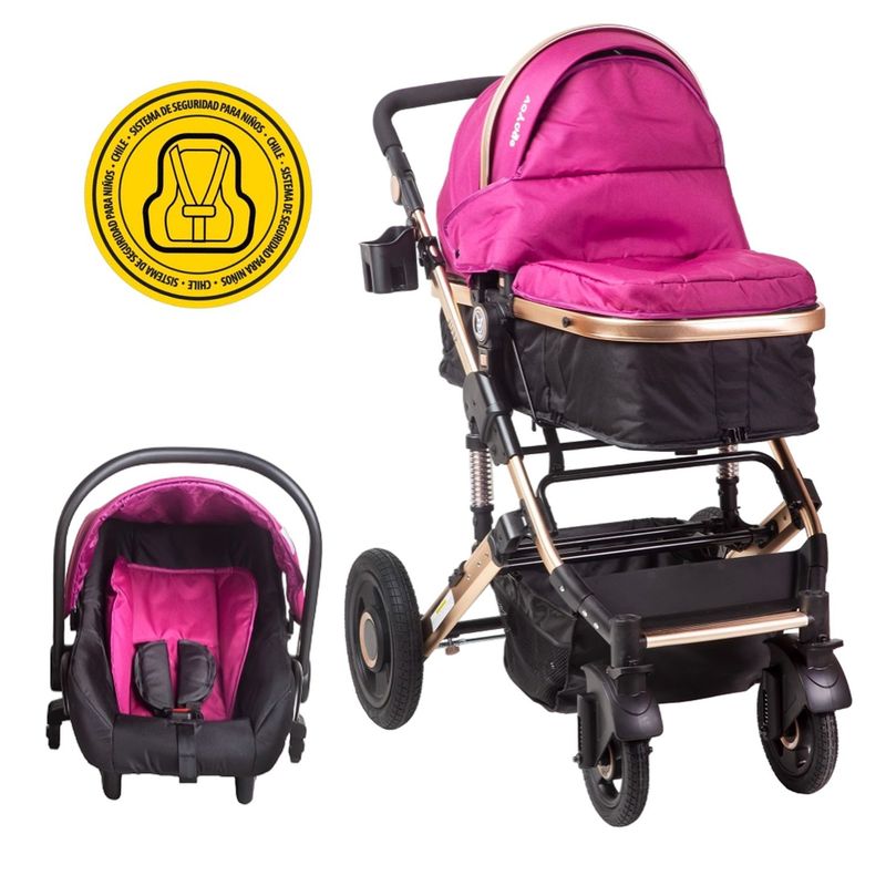 VOYAGE - Coche Travel System Seul Pink