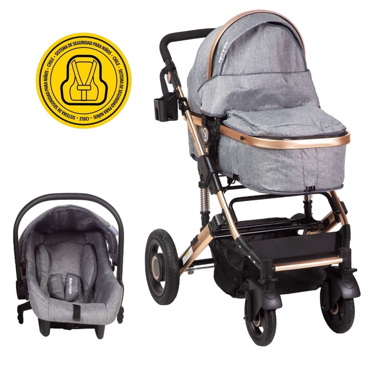 VOYAGE - Coche Travel System Seul Grey