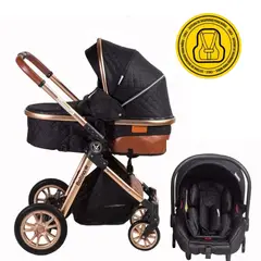 VOYAGE - Coche Travel System Bolina Black
