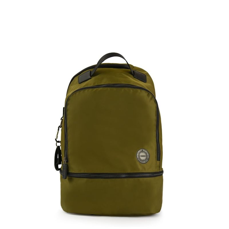 TRINUS - Mochila Porta Notebook Grande Raul Verde Oliva