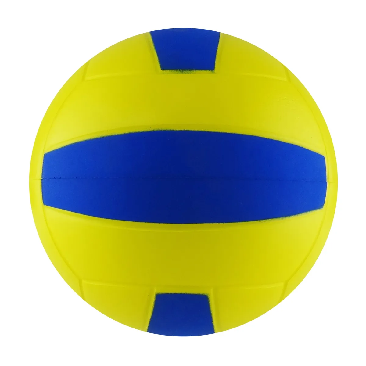 UK TIME - BALON DE ESPONJA  VOLEIBOL 7"  AMARILLO-AZUL