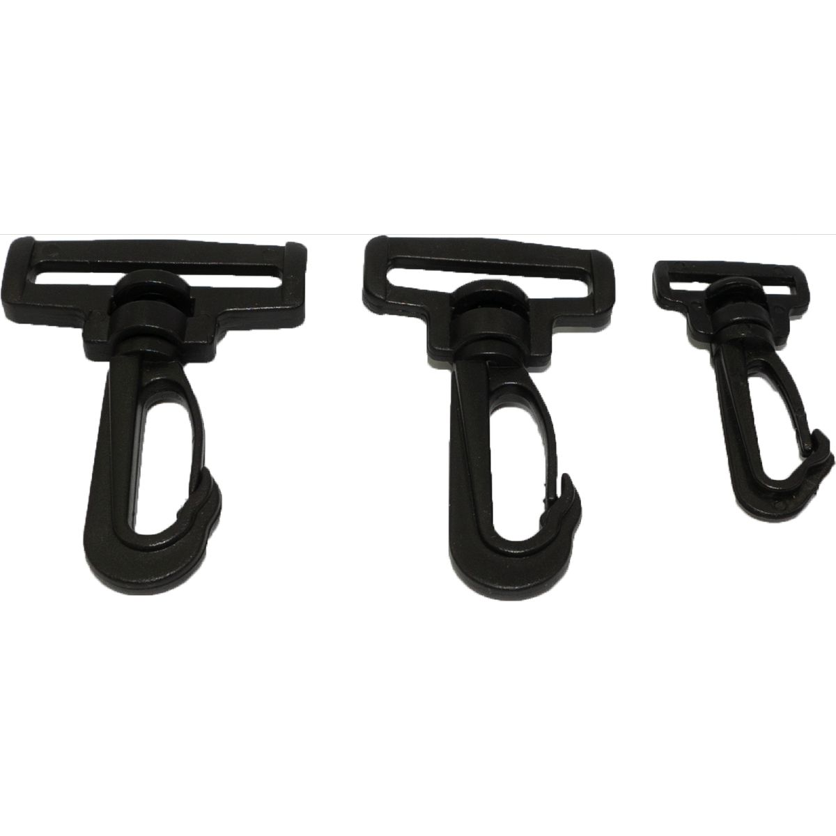 GENERICO - Mosquetón giratorio para huincha de 3,8cm para Mochila Bolso