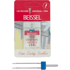 GENERICO - Aguja doble Beissel twin gemela maquinas coser caseras