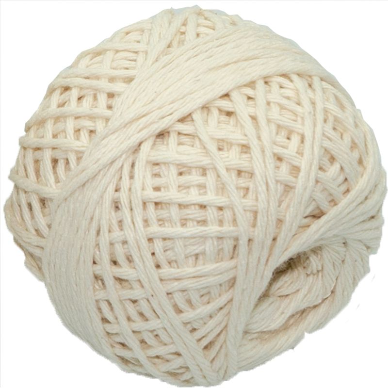 GENERICO - Hilo algodón virgen 35gr 5 hebras pitilla 100% natural cruda