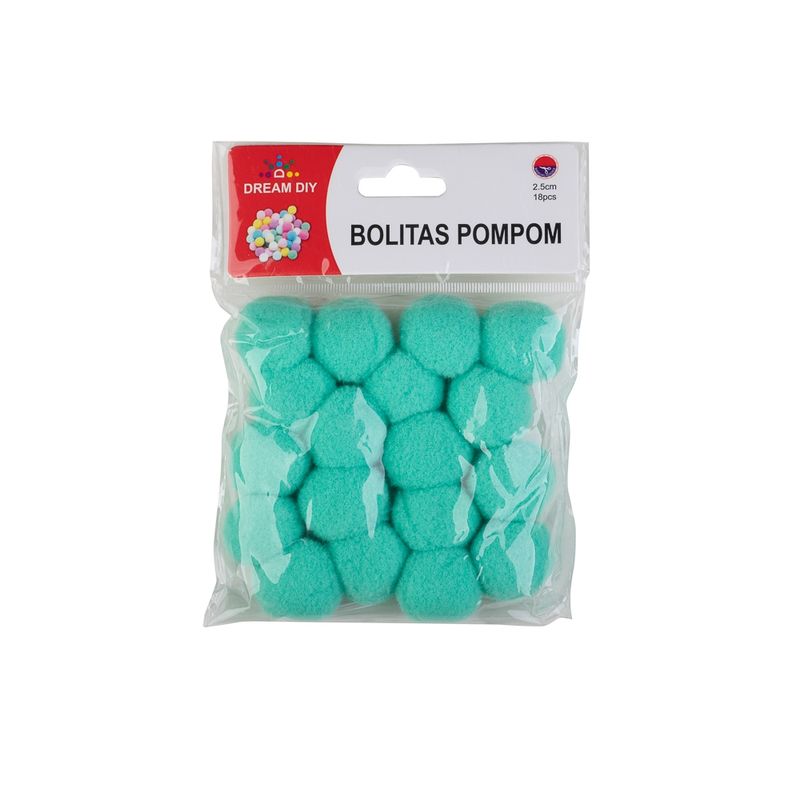 GENERICO - Pompones Sintéticos Talla L Colores