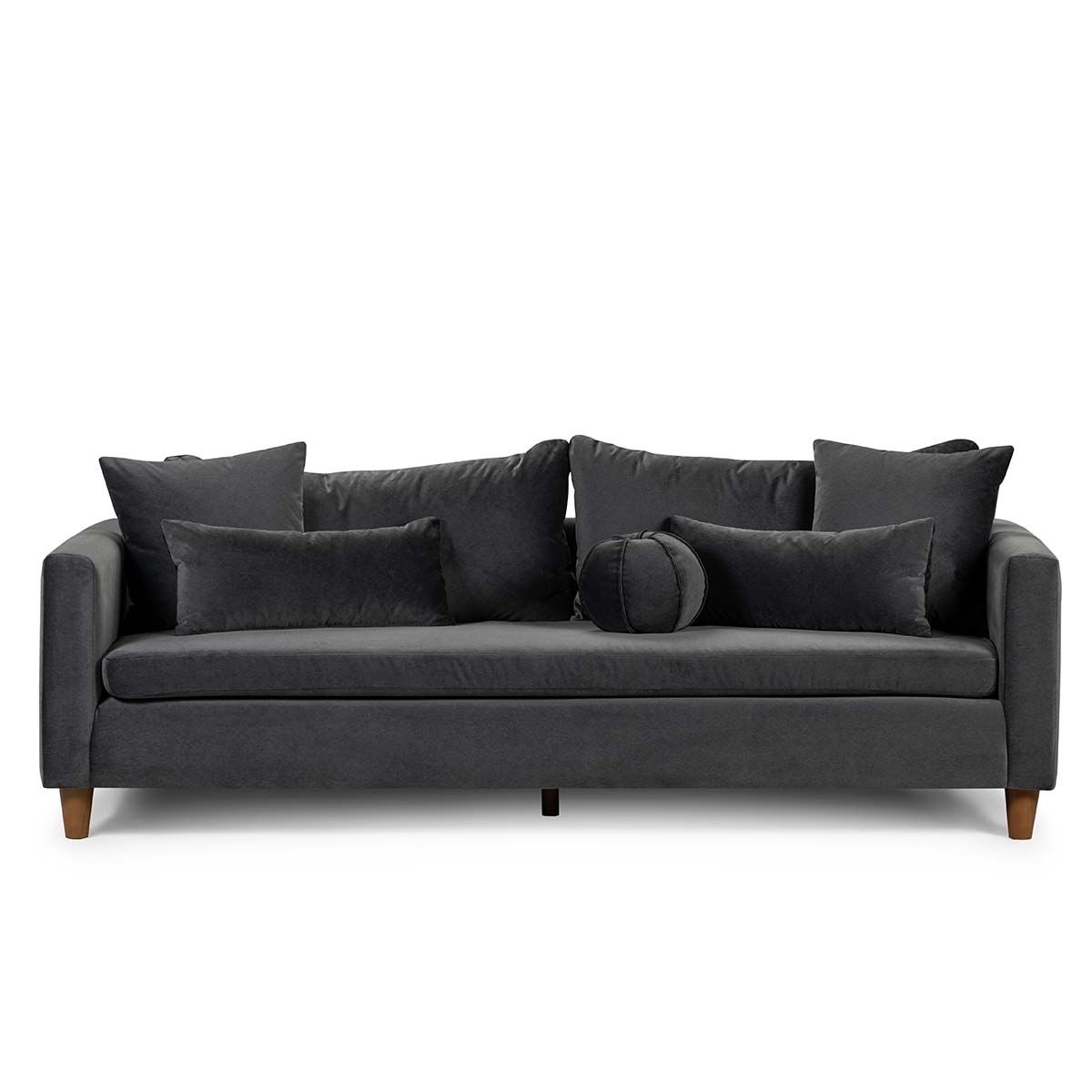 ROSEN - Sofá Rosen Conery 3,5 Cuerpos Tela Grafito